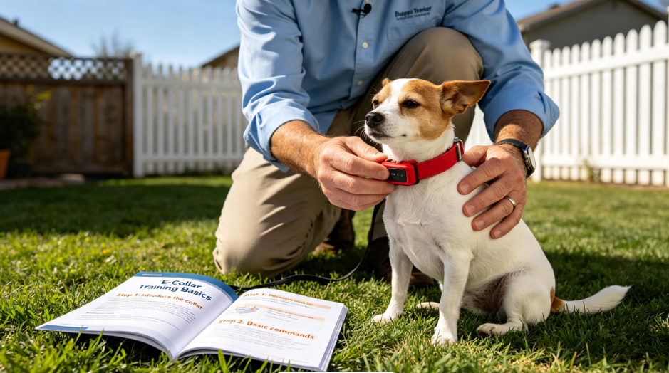 E-collar training for beginners with a small dog